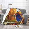 Disney Donald Duck Custom Name Blanket, Double Layer Soft Fleece for Kids and Adults, Christmas Gift