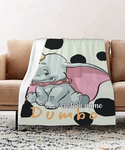 Disney Dumbo Baby Animals Blanket - Cute and Personalized Gift for Your Little One