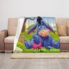 Disney Eeyore Custom Name Soft Fleece Blanket for Baby Girls and Boys, Personalized Gift