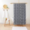 Disney Floral Boho Black and White Shower Curtain, Eco-Friendly Material, Chic and Waterproof with Hooks Included