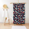 Disney Floral Colorful Shower Curtain, Boho Chic Decor, Flowers, Eco-Friendly and Waterproof Material