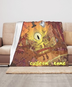 Disney Gravity Falls Fleece Blanket - Personalized Blanket for Fans of the Show