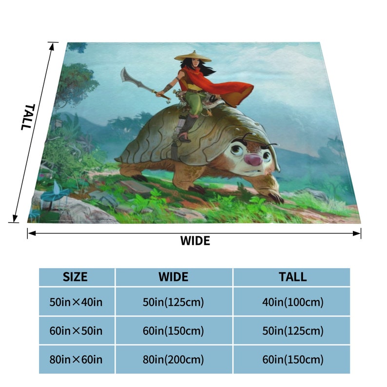 Disney Jake Long Fleece and Sherpa Blanket - Personalized Gift for Fans of the Show - Image 4