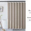 Disney Light Brown Linen-textured Extra Thick Shower Curtain