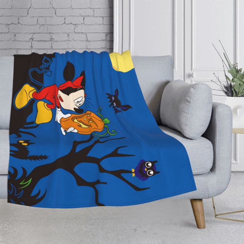 Disney Mickey Minnie Personalized Name Blanket Baby Birthday Gift - Image 3