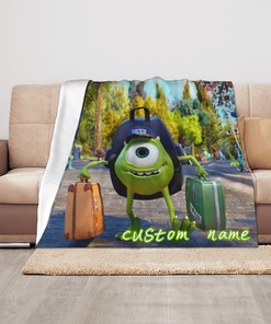Disney Monster University Personalized Name Blanket - Perfect for Baby Girls and Boys