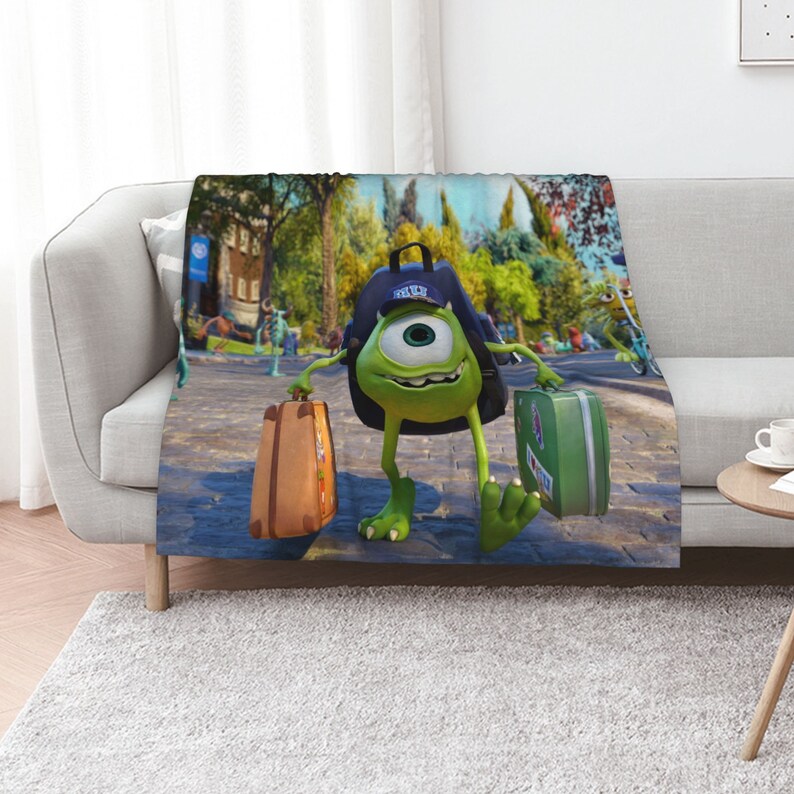 Disney Monster University Personalized Name Blanket - Perfect for Baby Girls and Boys - Image 3