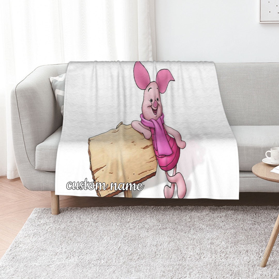 Disney Piglet Blanket - Soft Fleece Throw for Any Room in Your Home