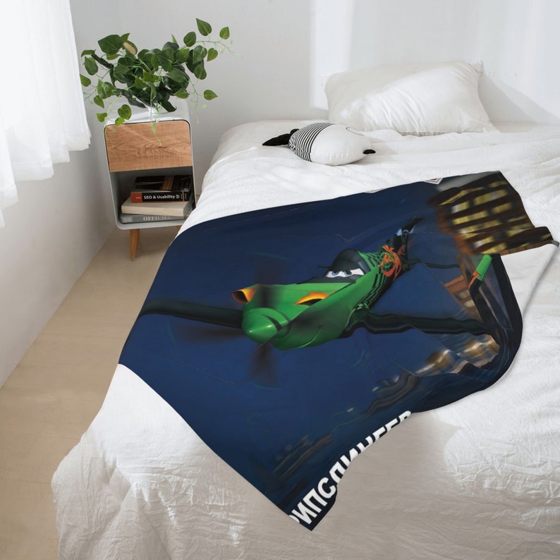 Disney Planes Name Personalized Baby Blanket for Shower Gift - Image 3