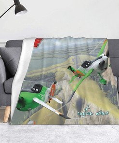 Disney Planes Personalized Name Baby Blanket for Boys Nursery