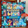 Disney Princess Quilt, Blanket and Birthday Party Theme - Perfect for Christmas Gifts and Movie Lovers