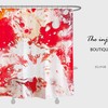 Disney Red Tie Dye Shower Curtain, Waterproof and Washable, with Custom Sizes for a Unique Bathroom Decor
