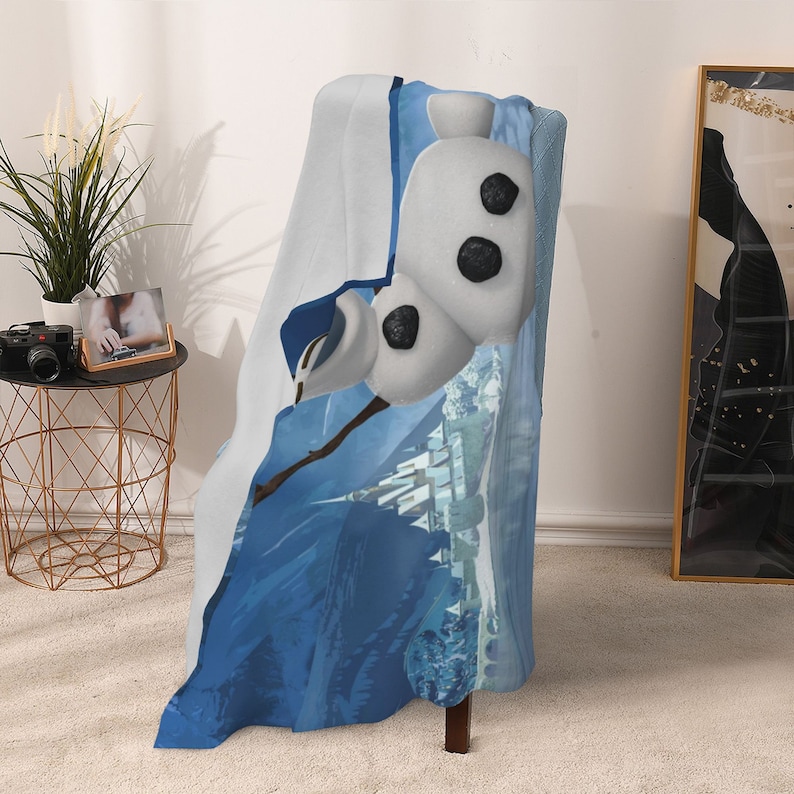 Disney Stitch Custom Name Printed Blanket - Two Layers Soft Fleece Bedspread for Living Room or Travel - Image 4
