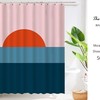 Disney Sunrise at Sea Decor Shower Curtain, Custom Sizes Bath Curtains for a Peaceful Morning