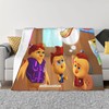 Disney The Chicken Squad Custom Name Printed Two Layer Blanket for Christmas Gift