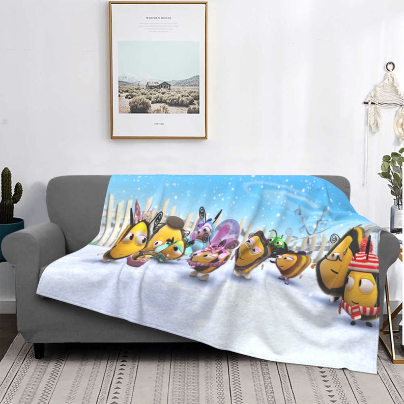 Disney The Chicken Squad Sherpa Blanket Custom Name Printed Blanket for Sofa and Bed - Image 3