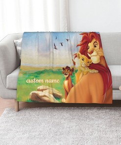 Disney The Lion King II Simba's Pride Soft Gift Blanket â€“ Great for Bed, Living Room or Sofa