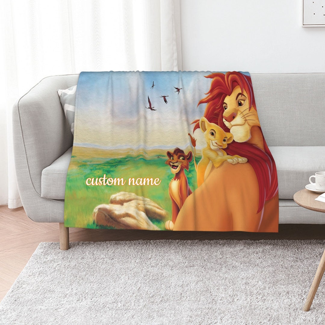 Disney The Lion King II Simba's Pride Soft Gift Blanket – Great for Bed, Living Room or Sofa