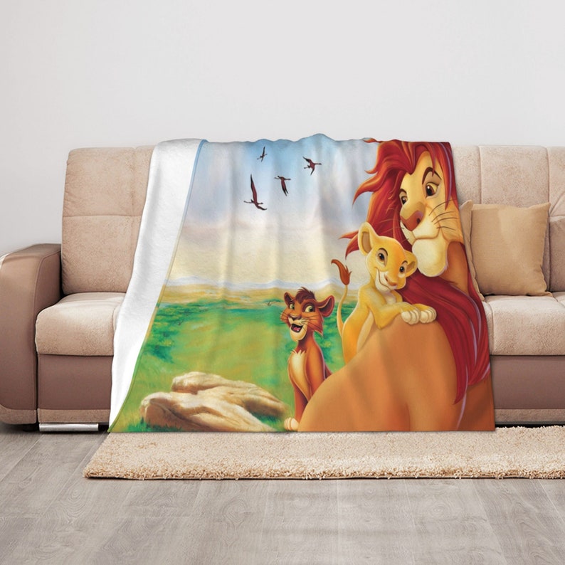 Disney The Lion King II Simba's Pride Soft Gift Blanket – Great for Bed, Living Room or Sofa - Image 3