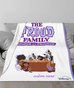 Disney The Proud Family Characters Themed Throw Blanket Perfect for Gifts