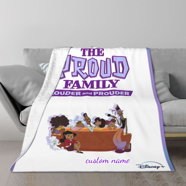 Disney The Proud Family Characters Themed Throw Blanket Perfect for Gifts - Image 2