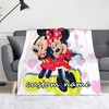 Disney Themed Personalized Name Baby Blanket for Nursery Decor
