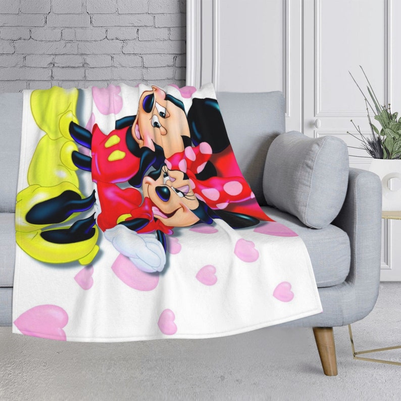 Disney Themed Personalized Name Baby Blanket for Nursery Decor - Image 3