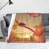 Disney Themed Personalized Name Baby Blanket for Nursery Décor Home