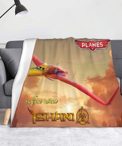 Disney Themed Personalized Name Baby Blanket for Nursery Décor Home