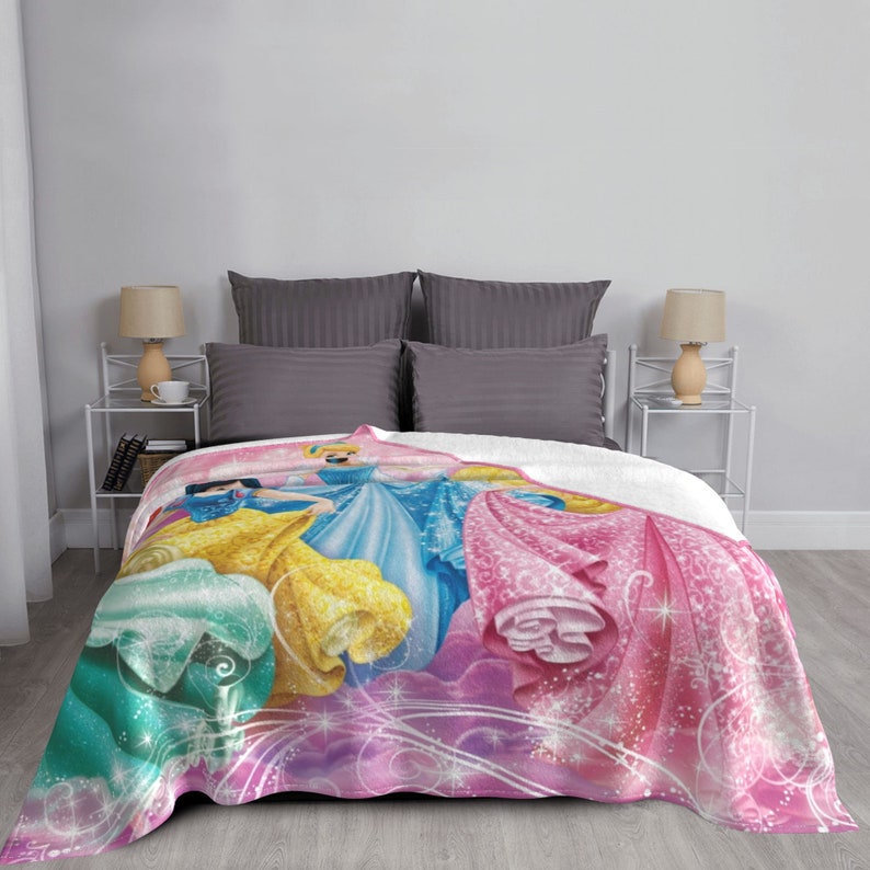 Disney Themed Personalized Name Baby Blanket for Nursery Décor Home - Image 4