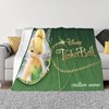 Disney Tinkerbell Two Layers Hive Printed Bedspread Sofa Covers Travel Camping Blanket