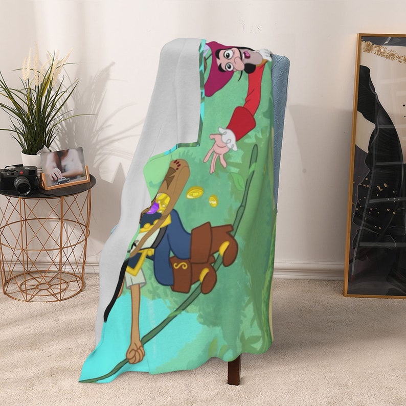 Disney Tinkerbell Two Layers Hive Printed Bedspread Sofa Covers Travel Camping Blanket - Image 4