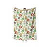 Disney World Princesses St Patrick's Day Fleece Blanket Gift for Kids and Adults - Perfect Disney Theme Park Souvenir