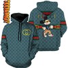 Disney x Gucci Mouse Luxury Brand Custom All Over Print 3D Hoodie
