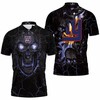 Display your Love for New York Giants with a Lava Skull Jersey 3D All Over Print Polo Shirt