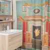 Divine Rome Greece Shower Curtain | Eco-Friendly Waterproof Bath Curtain | Divine Rome Greece Design