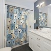 Dog Shower Curtain for Puppy Dog Lovers - Bathroom Accessories & Dog Lover Gift Included