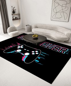 Doormat for Boys' Bedroom with 3D Gamepad Print - Non-Slip Carpet With T-Shirt, Hoodie, Sweatshirt Video game rugs