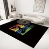 Doormat for Boys' Bedroom with Colorful Video Game Controller Print - Non-Slip Floor Rug with T-Shirt, Hoodie, Sweatshirt Video game area rugs