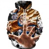 Dragon Ball Five Fingers Open Anime All Over Print Hoodie 3D