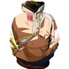 Dragon Ball Forehead Injury Anime All Over Print Hoodie 3D