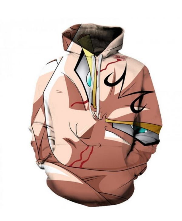Dragon Ball Helpless Eyes Anime All Over Print Hoodie 3D
