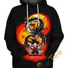 Dragon Ball Kid Goku And Shenron All Over Print 3D Hoodie