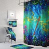 Dragonfly Boho Decor Shower Curtain for Natural Bathroom Design