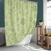 Dragonfly Shower Curtain | Botanical Forest Flowers | Graphic Fabric Bathroom Curtain Set | Home Bath Decor