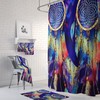 Dreamcatcher Collage Shower Curtain Set, Boho Bathroom Decor with Print Shower Curtain