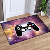 Dreamy Starry Sky T-Shirt, Hoodie, and Sweatshirt Area Rugs for Boys' Bedrooms, Gamepad Controller Printed Large Carpets for Living Room Decor