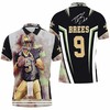 Drew Bees Legend Qustyleerback Polo Shirt with Personalized 3D All Over Print