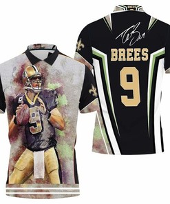 Drew Bees Legend Qustyleerback Polo Shirt with Personalized 3D All Over Print
