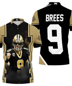 Drew Brees New Orleans Saints 3D All Over Print Polo Shirt with All Over Print Design and Unique Touch